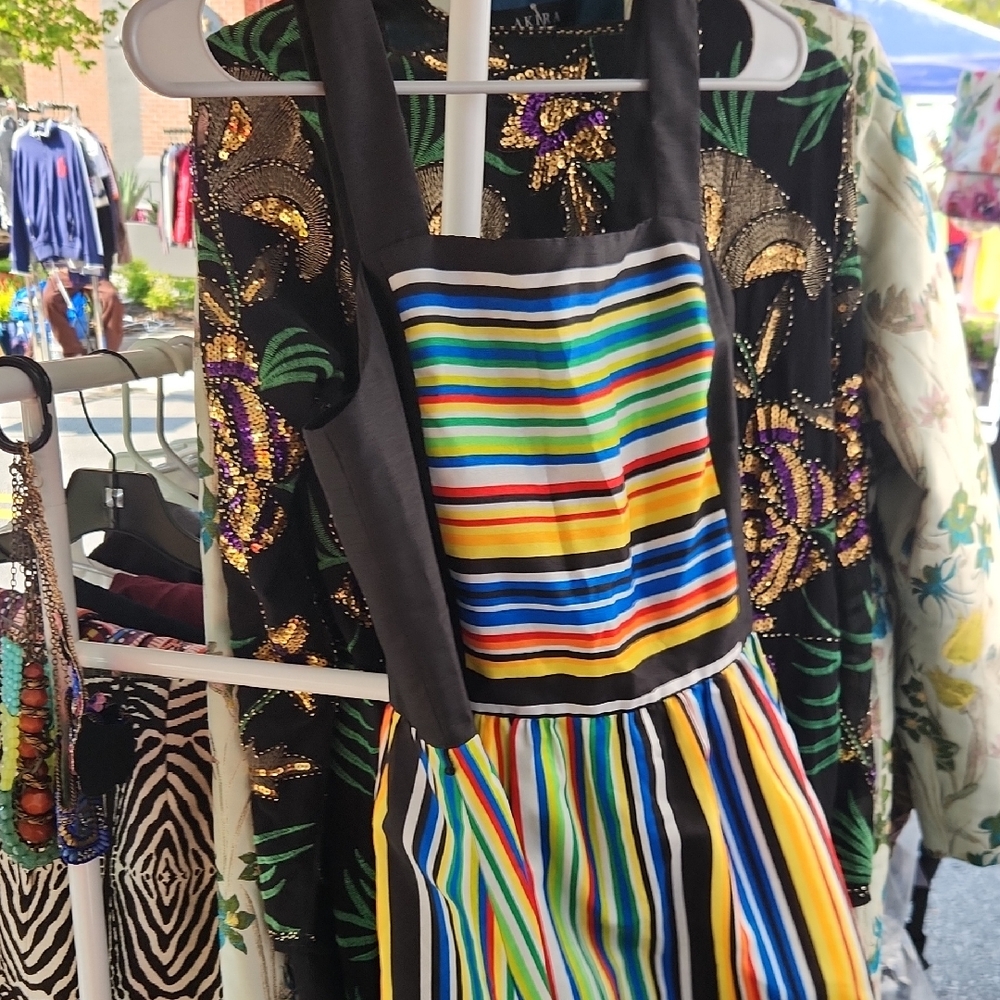 Kensie Multicolor Striped Midi Dress